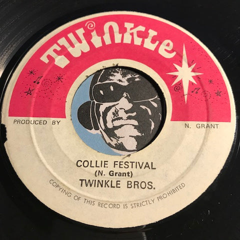 Twinkle  Bros / Stamma & Clubites  - Collie Festival b/w Collie Rythym - Twinkle no # - Reggae