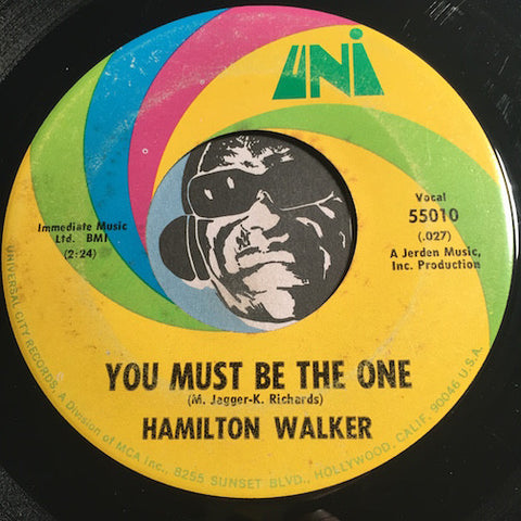 Hamilton Walker - You Must Be The One b/w Graveyard Shift - Uni #55010 - Garage Rock