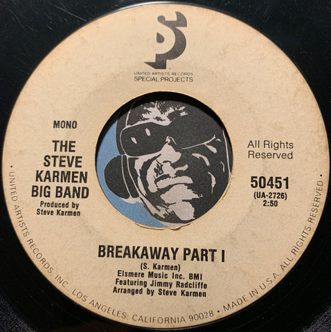 Steve Karmen Big Band - Breakaway pt.1 b/w pt.2 - United Artists #50451 - Northern Soul