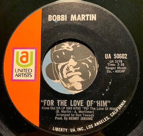Bobbi Martin - For The Love Of Him b/w I Think Of You - United Artists #50602 - Northern Soul