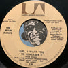 Main Events - Girl, I Want You To Remember b/w same - United Artists #50810 - Sweet Soul