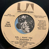 Main Events - Girl, I Want You To Remember b/w same - United Artists #50810 - Sweet Soul