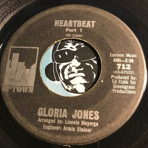 Gloria Jones - Heartbeat pt.1 b/w pt.2 - Uptown #712 - Northern Soul