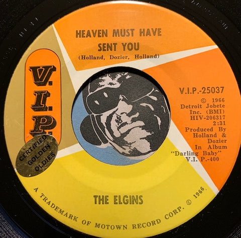 Elgins - Heaven Must Have Sent You b/w Stay In My Lonely Arms - VIP #25037 - Northern Soul - Motown