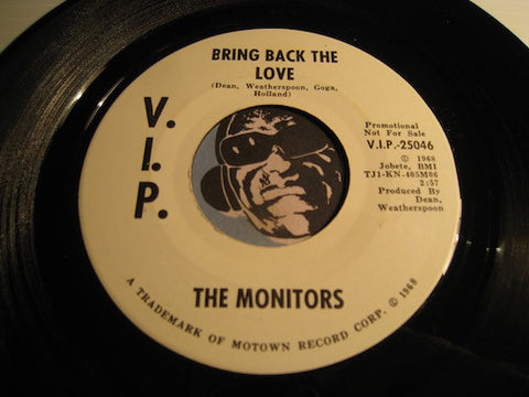 Monitors - Bring Back The Love b/w same - VIP #25046 - Motown - Northern Soul