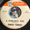 Sunday Funnies - Whatcha Gonna Do b/w A Pindaric Ode - Valhalla #671 - Garage Rock - Psych Rock