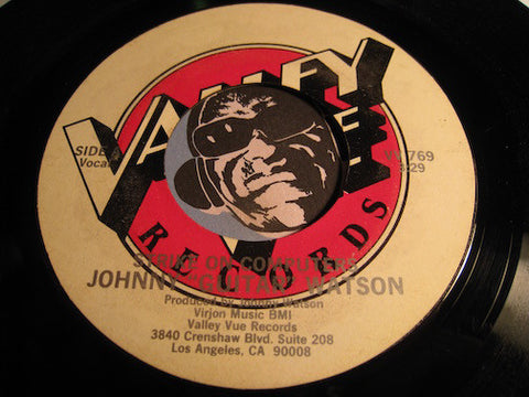 Johnny Guitar Watson - Strike On Computers pt.1 b/w same (instrumental) - Valley Vue #769 - Funk