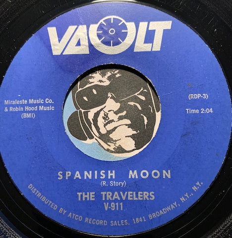 Travelers - Spanish Moon b/w She's Got The Blues - Vault #911 - Surf