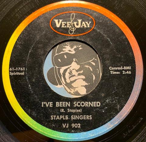 Staple Singers - I've Been Scorned b/w Don't Knock - Vee Jay #902 - Gospel Soul
