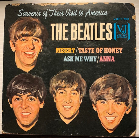 Beatles EP Souvenir Of Their Visit To America / Misery - Taste Of Honey b/w Ask Me Why - Anna - Vee Jay #903 - Rock n Roll