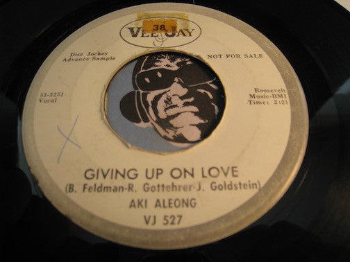 Aki Aleong - Giving Up On Love b/w Love Is Funny - Vee Jay #527 - Northern Soul