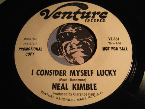 Neal Kimble - I Consider Myself Lucky b/w same - Venture #631- R&B Soul