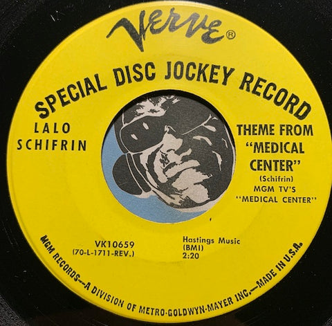 Lalo Schifrin - Theme From Medical Center b/w same - Verve #10659 - Jazz Funk