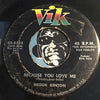 Brook Benton - Crinoline Skirt b/w Because You Love Me - Vik #0325 - R&B Rocker
