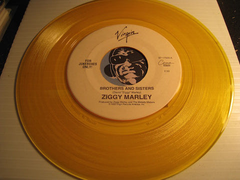 Ziggy Marley - Brothers And Sisters b/w Man A Do To Man - Virgin #17520 - Reggae