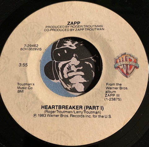 Zapp - Heartbreaker pt.1 b/w pt.2 - WB #29462 - Funk