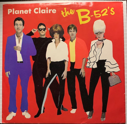 B-52's - Planet Claire b/w There's A Moon In The Sky (Called The Moon) - WB #49212 - Punk - 80's
