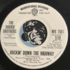 Doobie Brothers - Rockin Down The Highway b/w Jesus Is Just Alright - WB #7661 - Rock n Roll