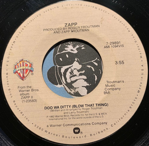 Zapp - Doo Wa Ditty (Blow That Thing) b/w Come On - Warner Bros #29891 - Funk
