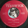 Louis Jordan - Bills b/w Fifty Cents - Warwick #583 - R&B - Popcorn Soul