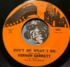 Vernon Garrett - I've Learned My Lesson b/w Don't Do What I Do - Watts USA #0005 - Funk