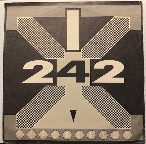 Front 242 - Headhunter b/w Welcome to Paradise - Wax Trax #0537 - 80's - Picture Sleeve