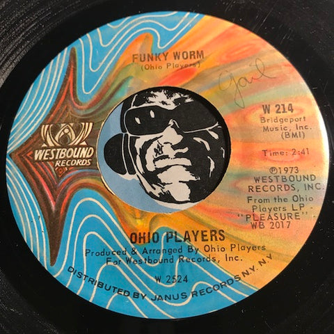 Ohio Players - Funky Worm b/w Paint Me - Westbound #214 - Funk