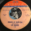 Lee Rogers - Craked Up Over You b/w How Are You Fixed For Love - Wheelsville #118 - Northern Soul