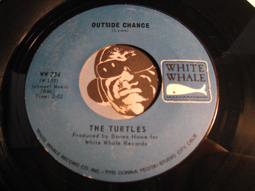 Turtles - Outside Chance b/w We'll Meet Again - White Whale #234 - Psych Rock