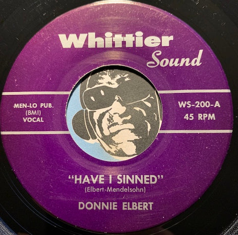 Donnie Elbert - What Can I Do b/w Have I Sinned - Whittier Sound #200 - Doowop - R&B - East Side Story