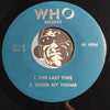 The Who - Anyway Anyhow Anywhere - Daddy Rolling Stone b/w The Last Time - Under My Thumb - Who Records #1 - Rock n Roll - Psych Rock