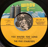 Five Stairsteps - Don't Waste Your Time b/w You Waited Too Long - Windy C #601 - Northern Soul