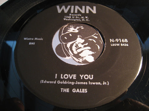 Gales -  Love You b/w Squeeze Me - Winn #9168 - Doowop