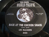 Les McCann - Back At The Chicken Shack b/w Sack O' Woe - World Pacific #404 - Jazz Mod