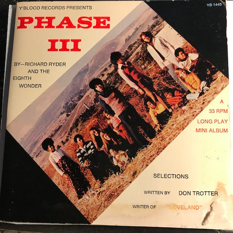 Richard Ryder & Eighth Wonder - Phase III - Take Your Time - I''m Your Man b/w Let There Be Love - Be Happy Now - Y'Blood #1145 - Funk - Picture Sleeve