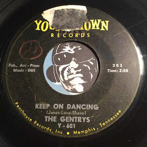 Gentrys - Keep on Dancing b/w Make Up Your Mind - Youngstown #601 - Garage Rock