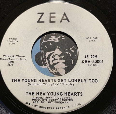 New Young Hearts - The Young Hearts Get Lonely Too b/w Why Do You Have To Go - Zea #50001 - Sweet Soul