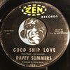 Davey Summers - Calling All Cars b/w Good Ship Love - Zen #107 - Teen