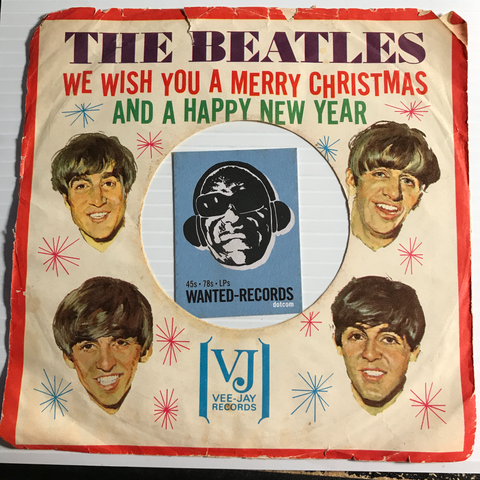 Beatles - We Wish You A Merry Christmas and a Happy New Year - SLEEVE - Vee Jay - Rock n Roll